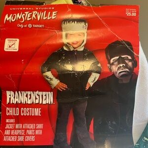 Universal Studios Monsterville Frankenstein Child Costume - Black and White